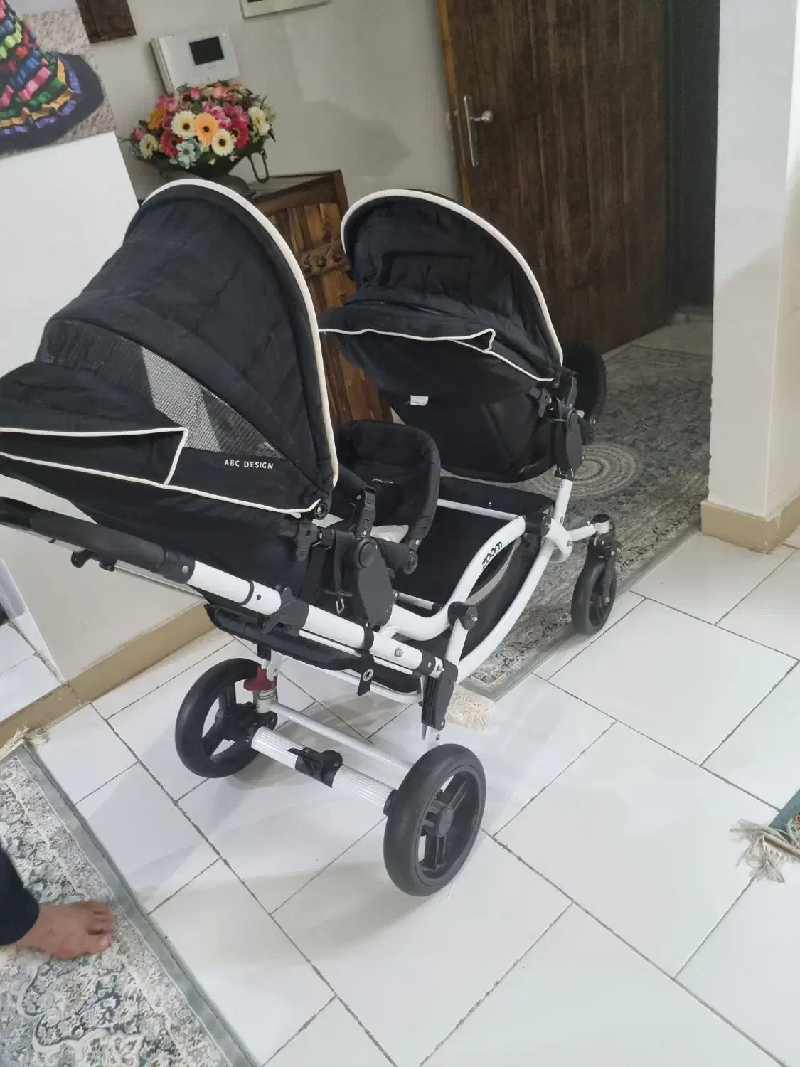کالسکه کودک دوقلو|کالسکه و لوازم جانبی|کرج, شهرک بنفشه|دیوار