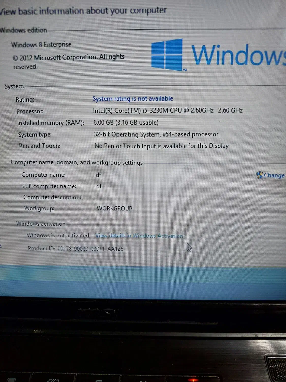 لپ تاپ ۱۷ اینچ|رایانه همراه|تبریز, |دیوار