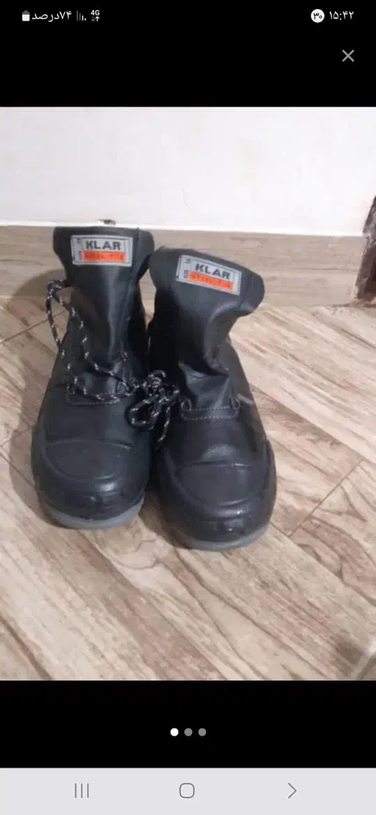 کفش کار پنجه اهنی سایز ۴۲|کیف، کفش، کمربند|رشت, پل تالشان|دیوار