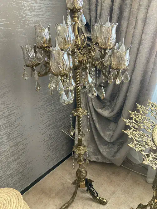 کنارسالنی تمام برنز|چراغ خواب و آباژور|کرمانشاه, |دیوار