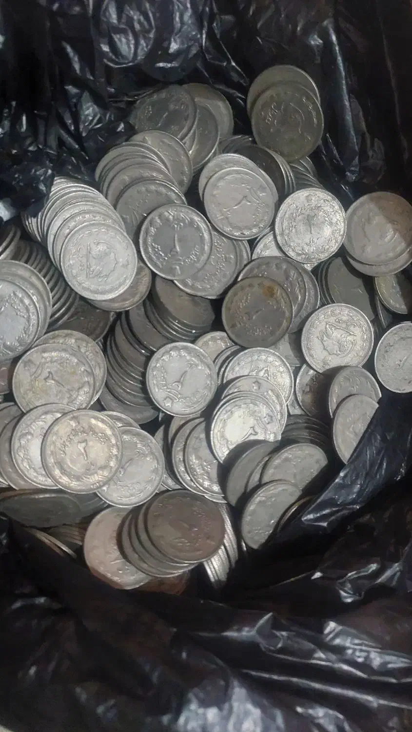 سکه دو ریالی شاهی|کلکسیون سکه، تمبر، اسکناس|کاشان, فاز ۲ ناجی آباد|دیوار