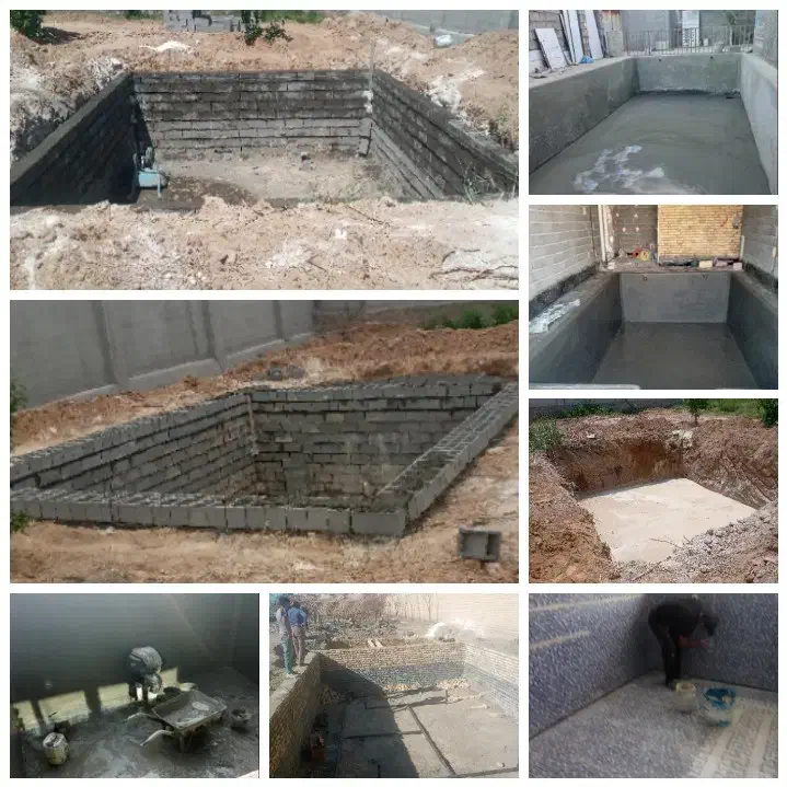 آب بندی عایق ساخت و تعمیر انواع استخر|خدمات پیشه و مهارت|مشهد, توس (بلوار توس)|دیوار