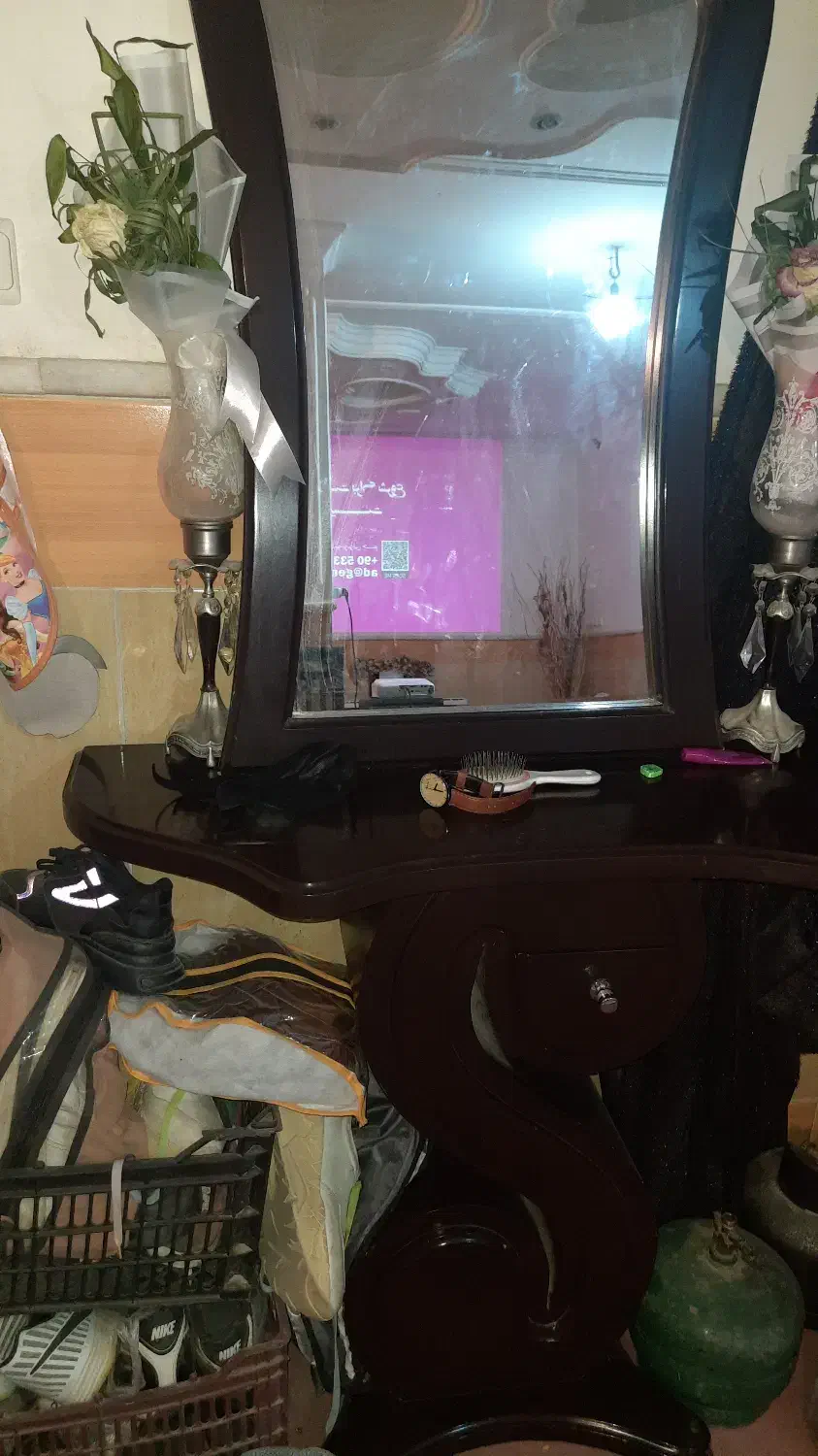 میز آیینه و شمعدون|بوفه، ویترین، کنسول|زابل, |دیوار