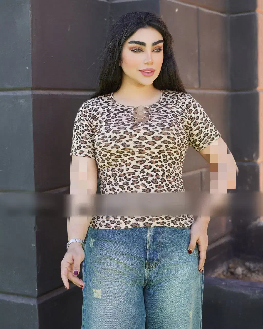 تاپ و تیشرت پلنـگی جدید قیمت پایین پوشاک کریمی|لباس|کرمانشاه, |دیوار