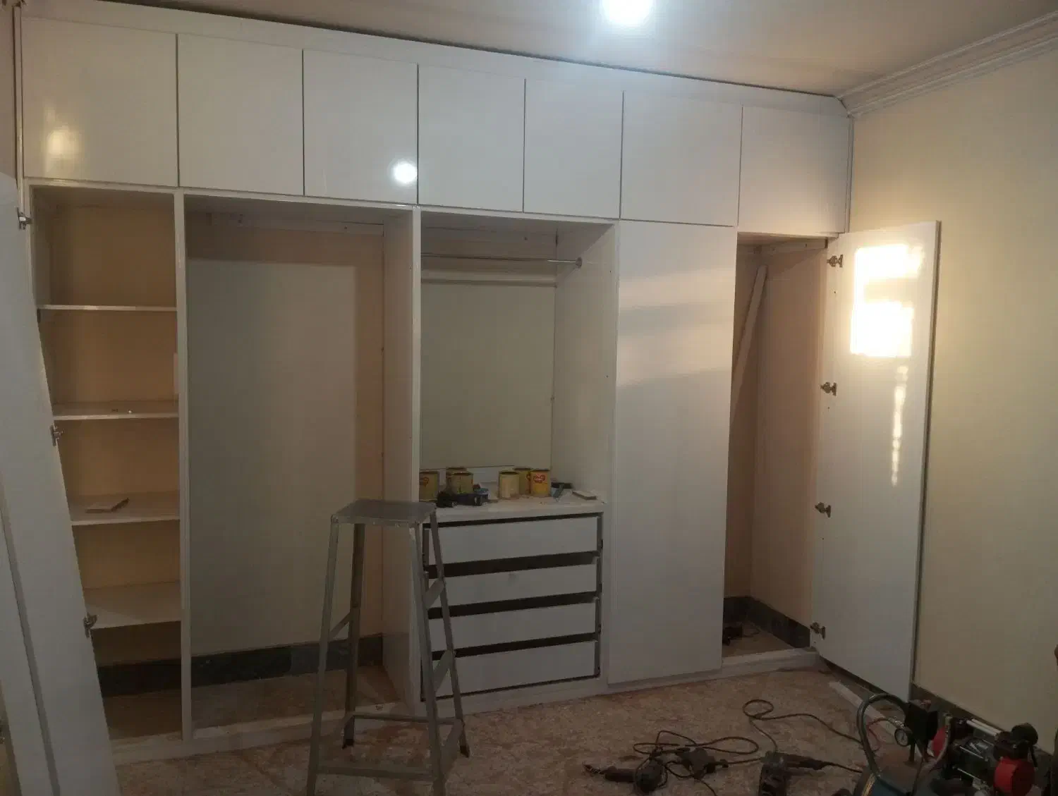 چهار چوبی کمد فقط متری ۵میلیون|جاکفشی، کمد، دراور|پاکدشت, شهرک انقلاب|دیوار