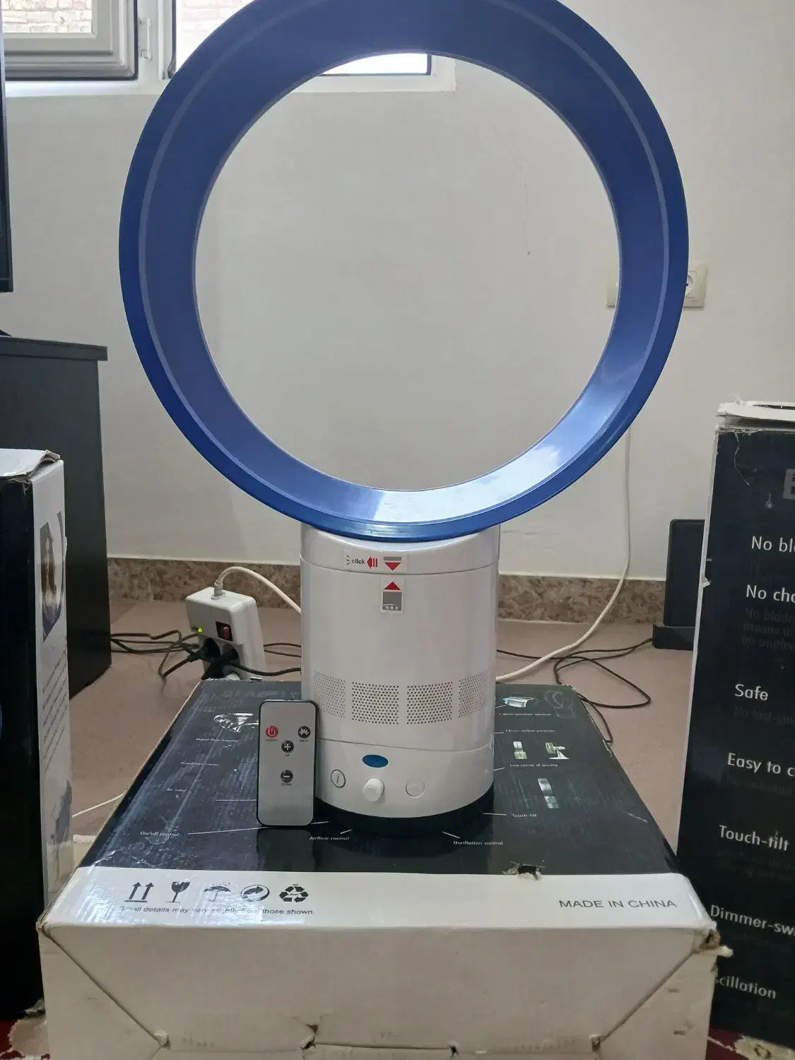 پنکه بدون پره|پنکه و تصفیه‌کنندهٔ هوا|قروه, |دیوار