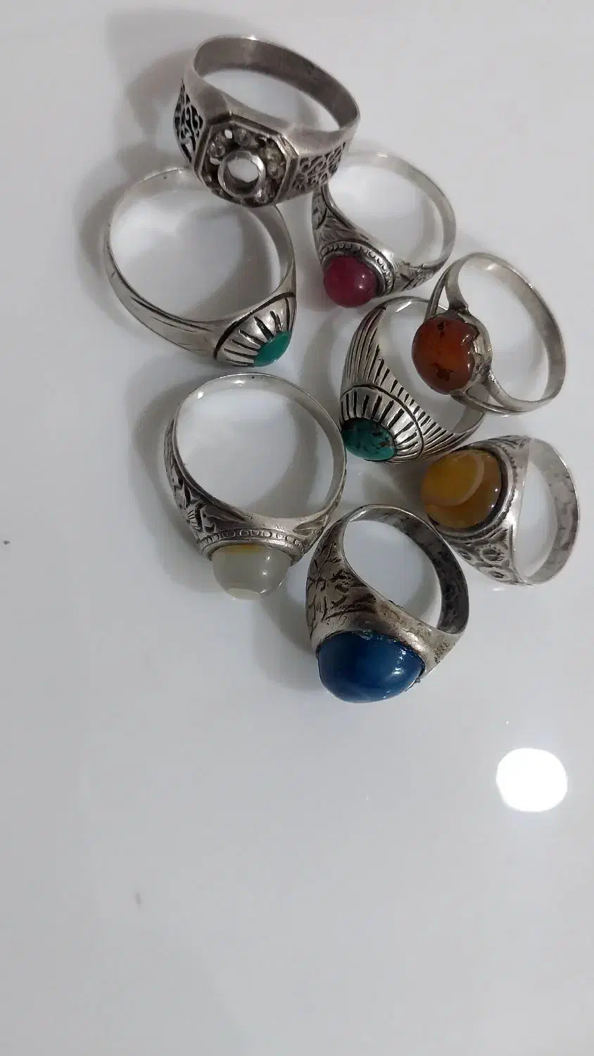 انکشترقدیم ۸عدد۰۹۱۸|جواهرات|کرمانشاه, |دیوار