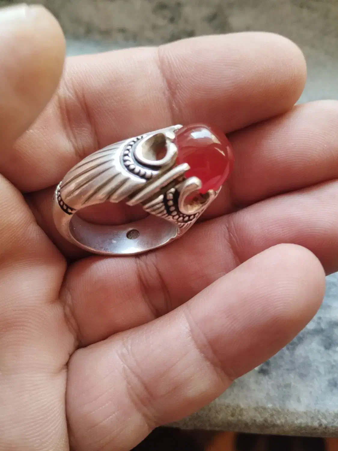 انگشترنقره عقیق|جواهرات|تبریز, |دیوار