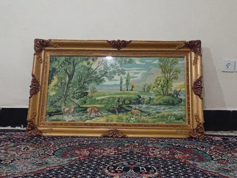 تا بلاو نو نو بدون زدگی وخط خشی تمیز|تابلو فرش|خرم‌آباد, |دیوار