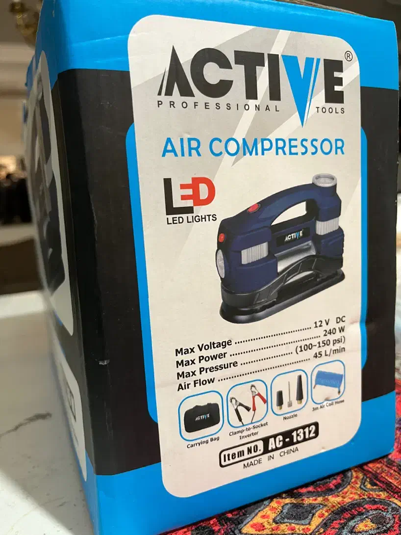 دستگاه کمپرسور باد active tools 240 w|ابزارآلات|تهران, ایران|دیوار