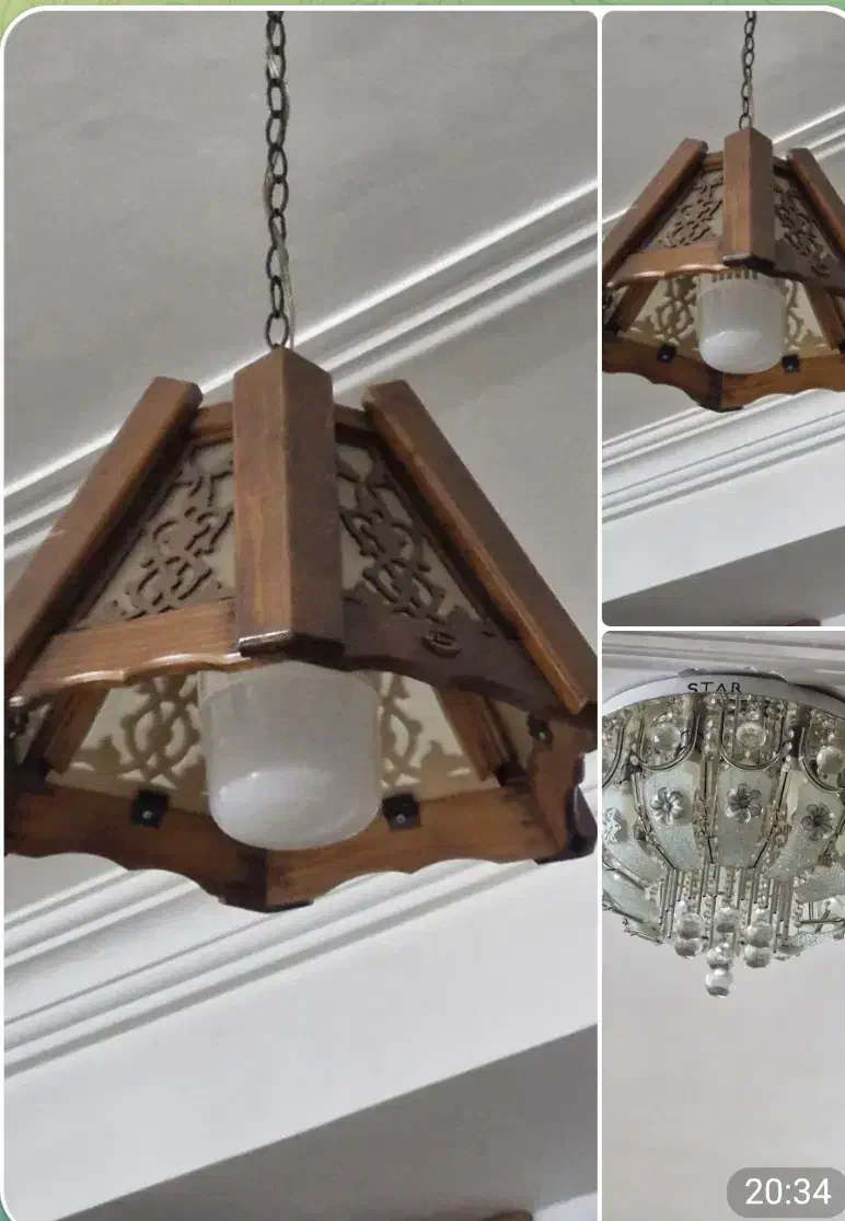 فروش فوری لوستر وچراغ|لوستر و چراغ آویز|قائمشهر, |دیوار