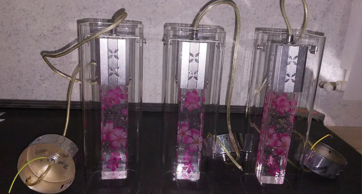 لوستر آویز ۳ شاخه|لوستر و چراغ آویز|شاهین‌شهر, فردوسی|دیوار