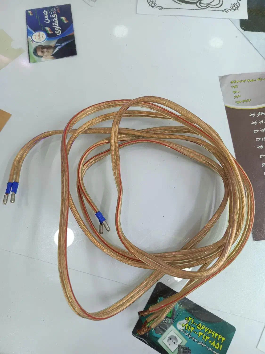 تقسیم برق کابل RCA DAIYO سیم اسپیکر|قطعات یدکی و لوازم جانبی|رباط‌کریم, رباط‌کریم|دیوار