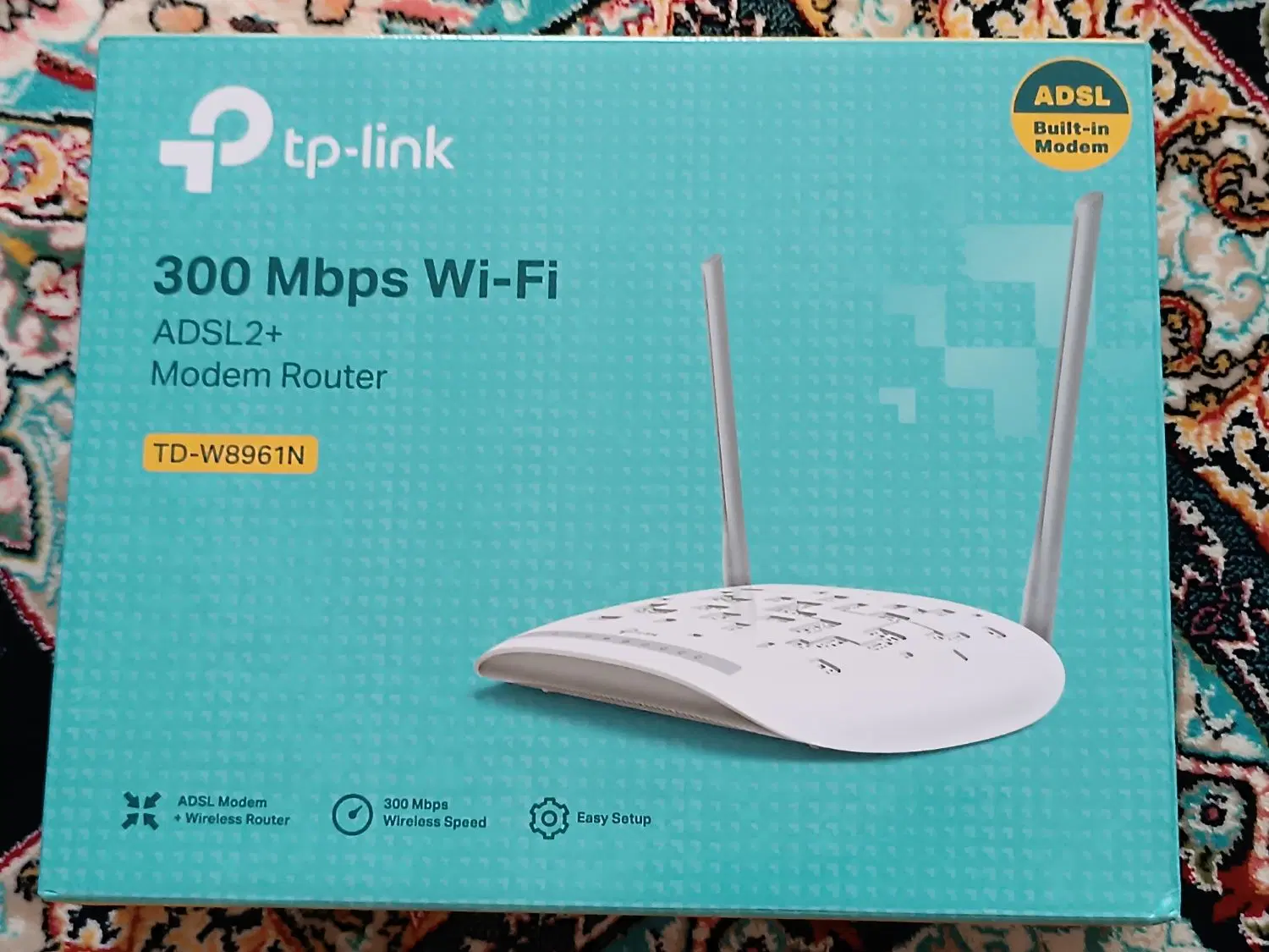 مودم +TP link ADSL2|مودم و تجهیزات شبکه|قزوین, |دیوار