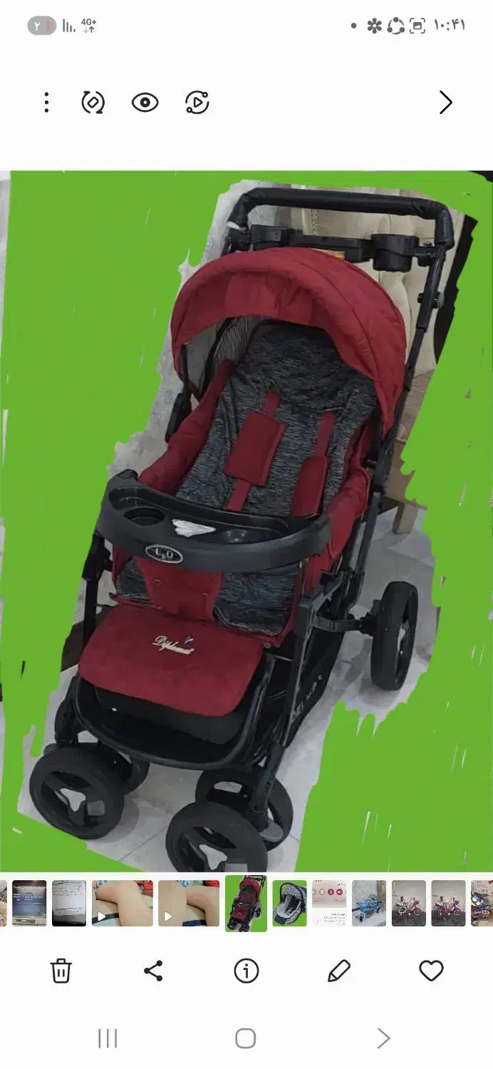 کالسکه و کریر در حد نو|کالسکه و لوازم جانبی|اهواز, بهارستان|دیوار