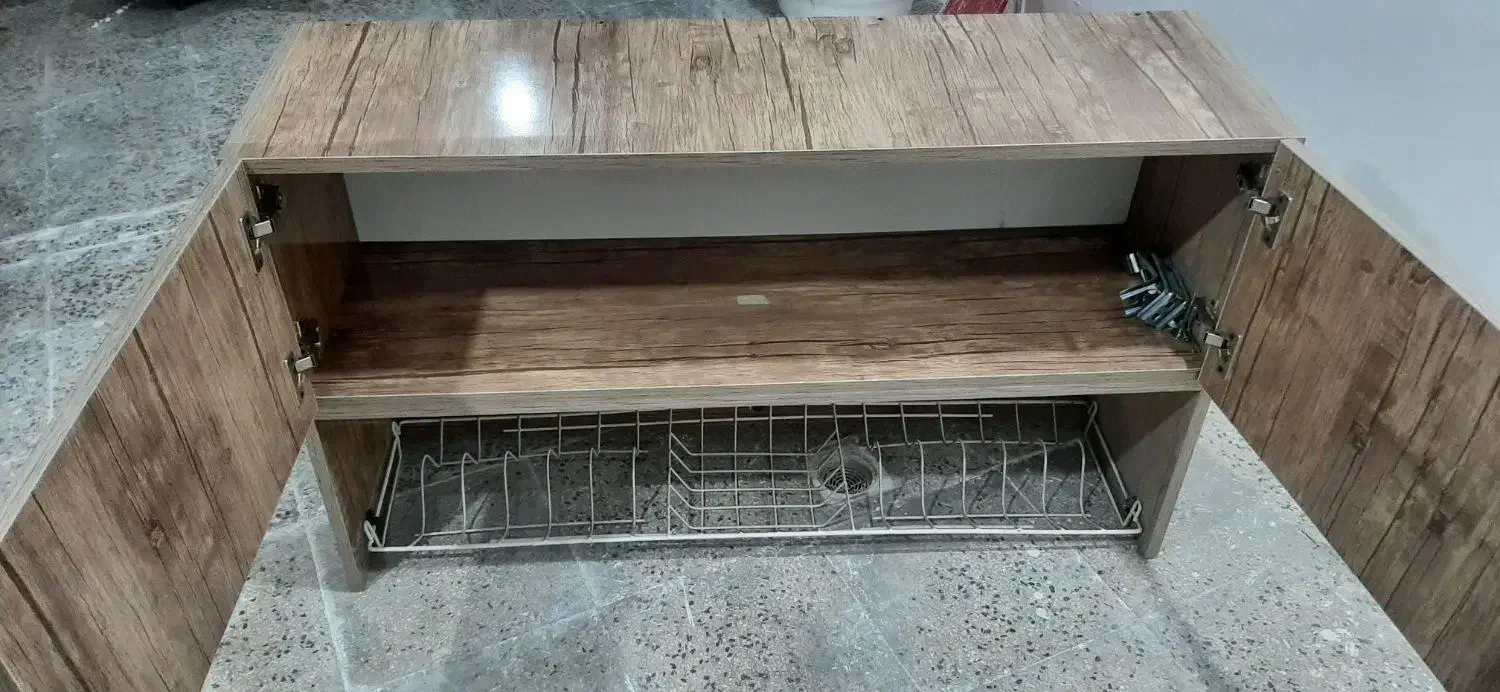 کابینت و آبچکان سینک ظرفشویی|آبچکان و نظمدهنده ظروف|اردبیل, |دیوار