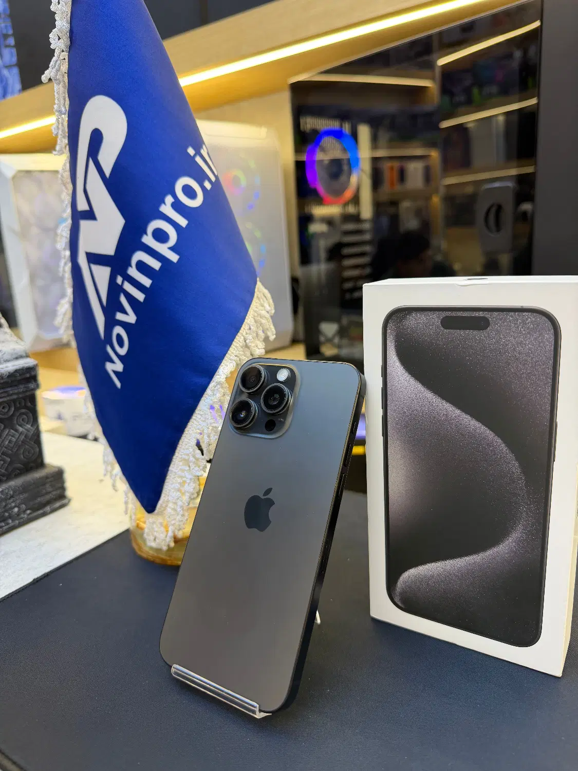 ایفون15پرومکس iphone15 promax مشکی اکتیو/اقساط3.5%|موبایل|تبریز, |دیوار