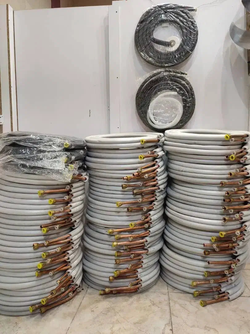 لوله مسی فابریکی کولرگازی کابل فابریکی کولر گازی|کولر گازی و فنکوئل|ساوه, |دیوار