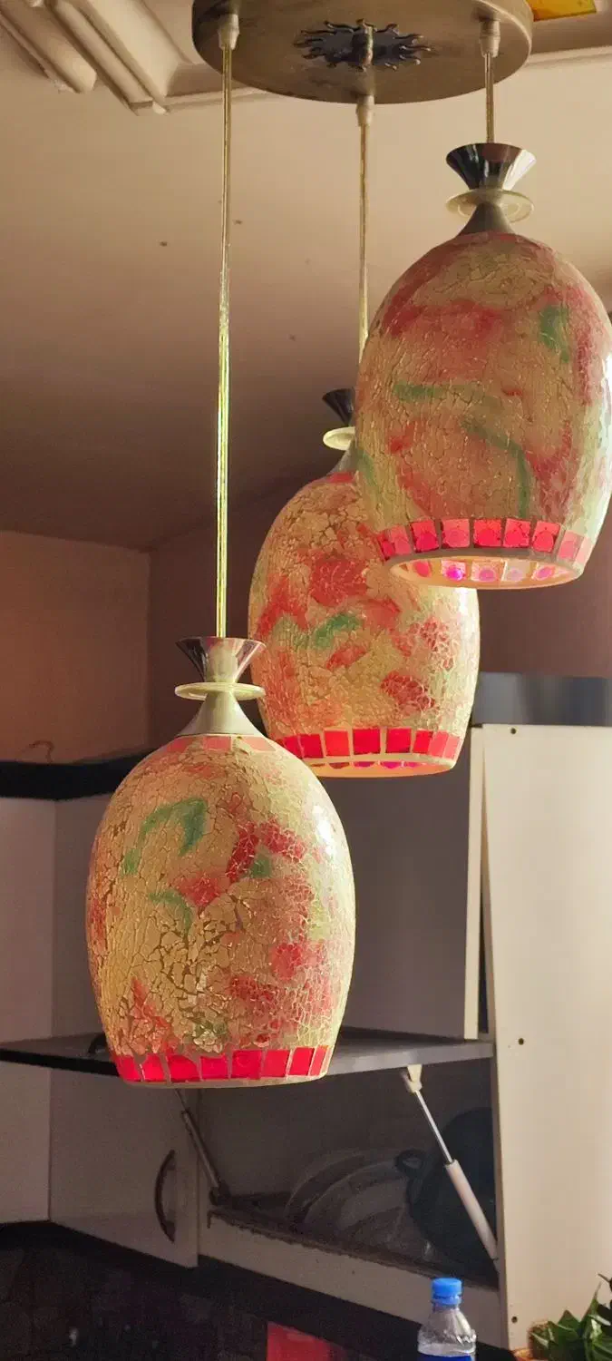 لوستر ۳ شاخه|لوستر و چراغ آویز|مشهد, توس (بلوار توس)|دیوار