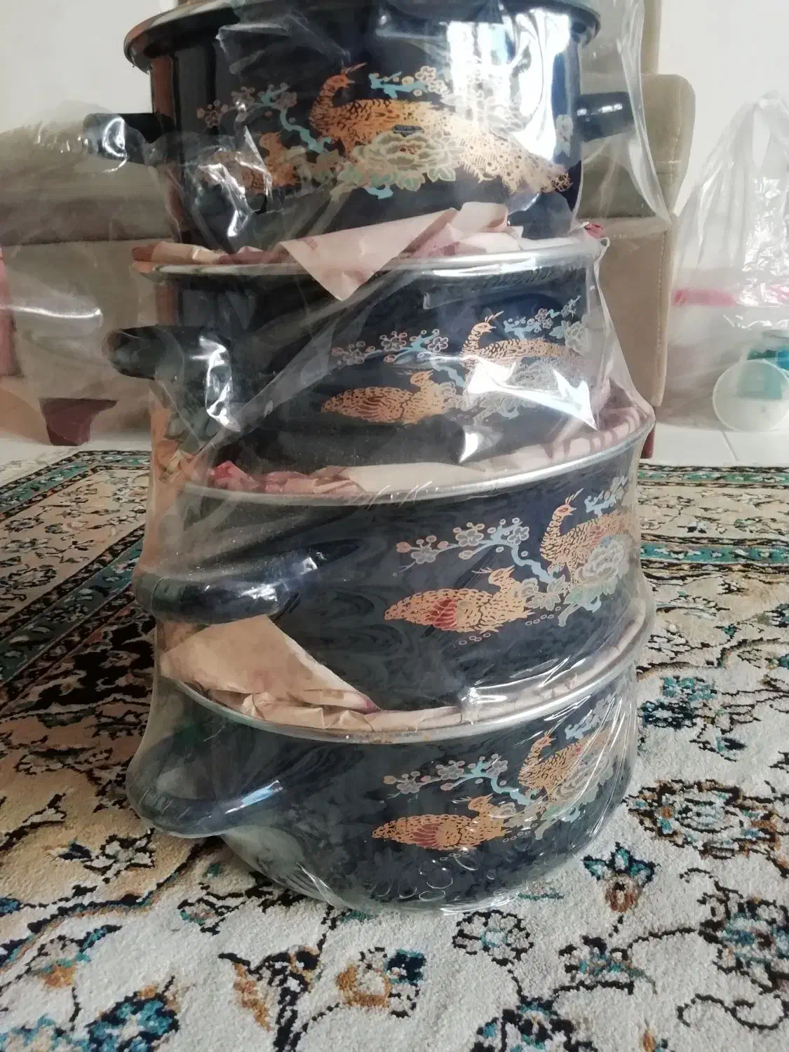 قابلمه لعابی 4 تیکه|ظروف پختوپز|فولادشهر, مسکن مهر فولادشهر|دیوار