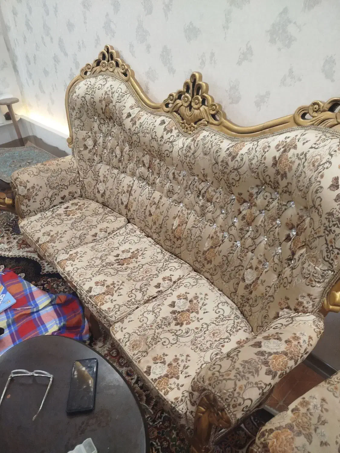 مبل سلطنتی سالم|مبلمان خانگی و میز عسلی|گرگان, |دیوار