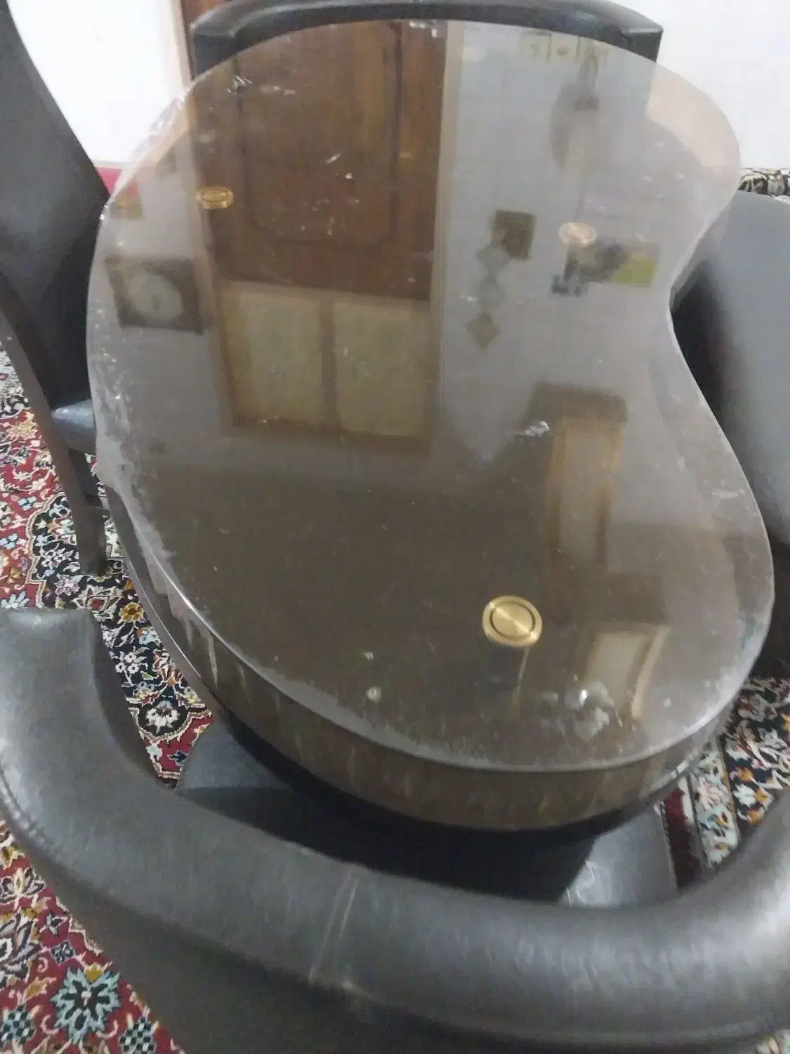 میز ناهار خوری ۶ نفره سالم بدون هیچگونه زدگی|میز و صندلی غذاخوری|اندیمشک, |دیوار