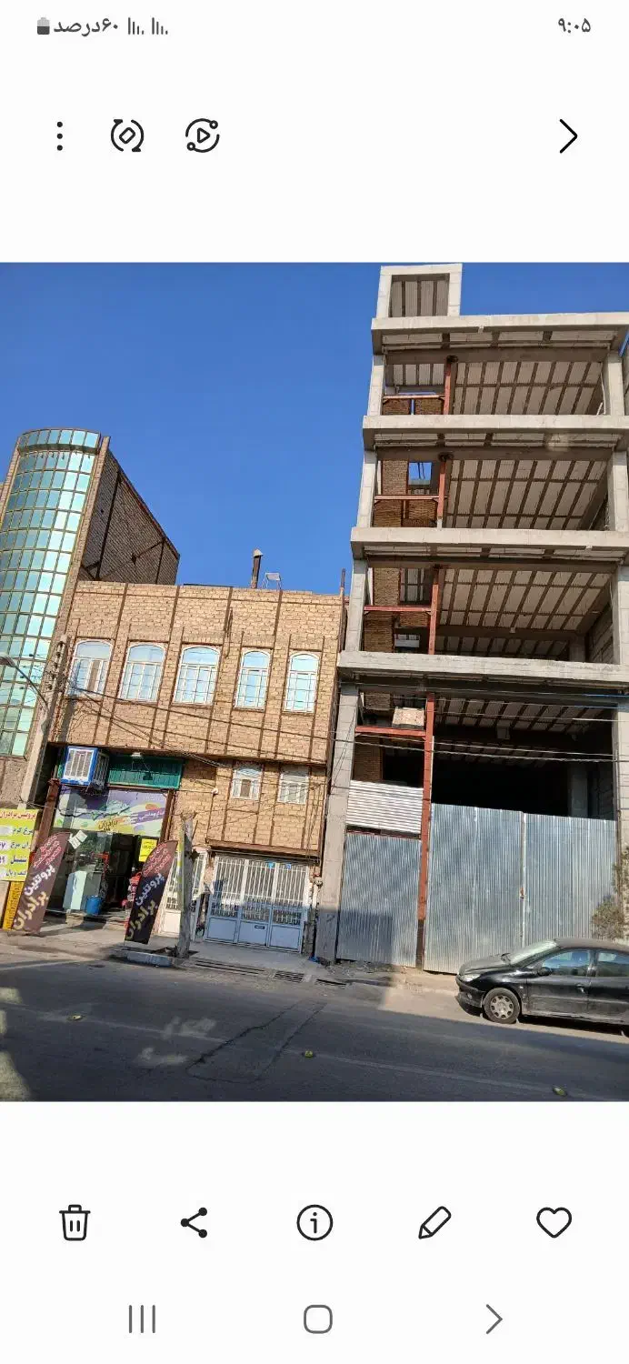 ساختمان نیمه کاره مطابق با تصویر|فروش خانه و ویلا|قم, چهل درخت‎|دیوار