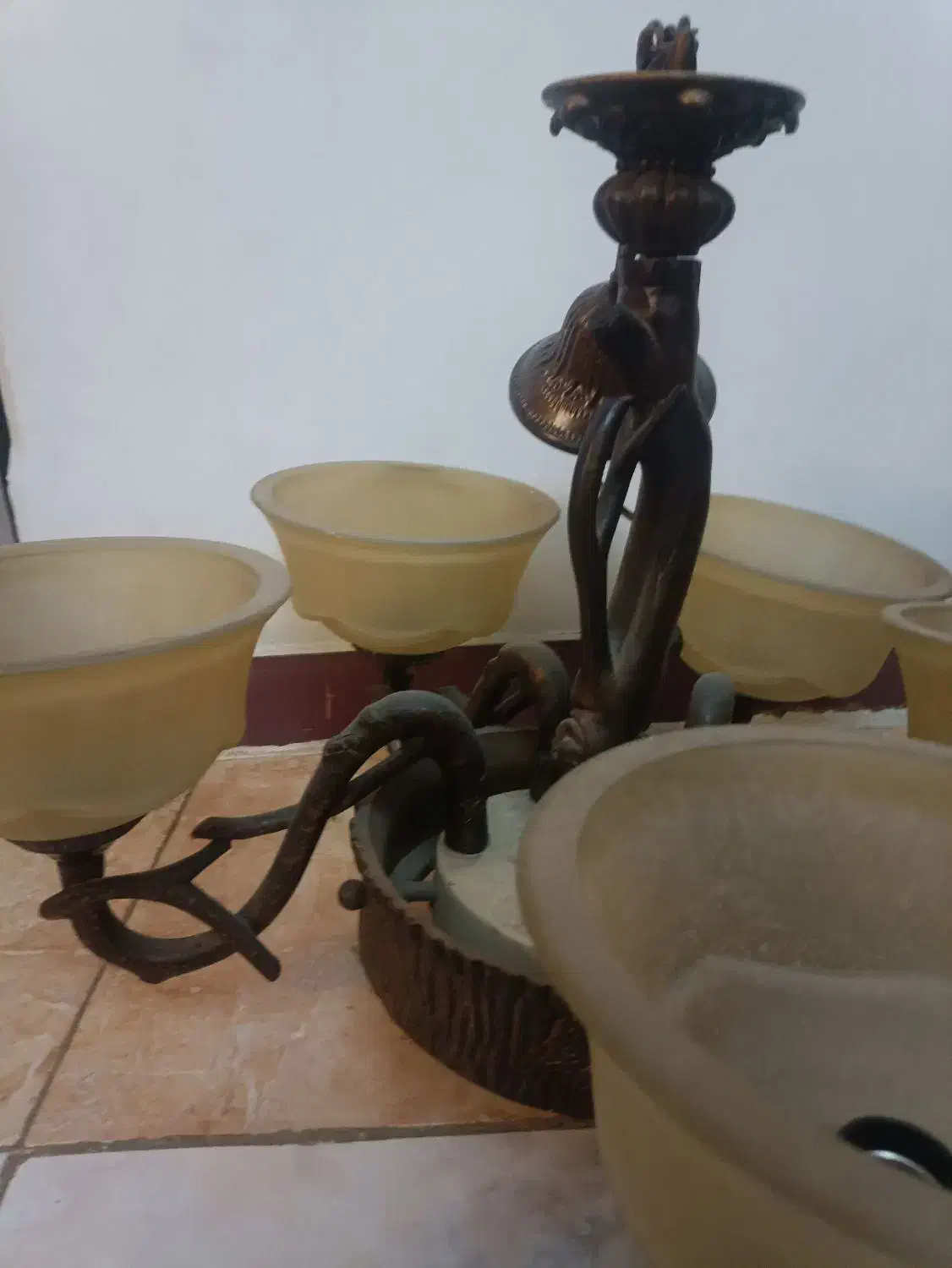 لوستر کلاسیک پتینه|لوستر و چراغ آویز|تهران, اباذر|دیوار