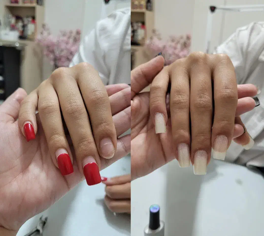 کاشت ناخن ۲۴۰ ترمیم ۱۴۰|خدمات آرایشگری و زیبایی|رشت, فلسطین|دیوار