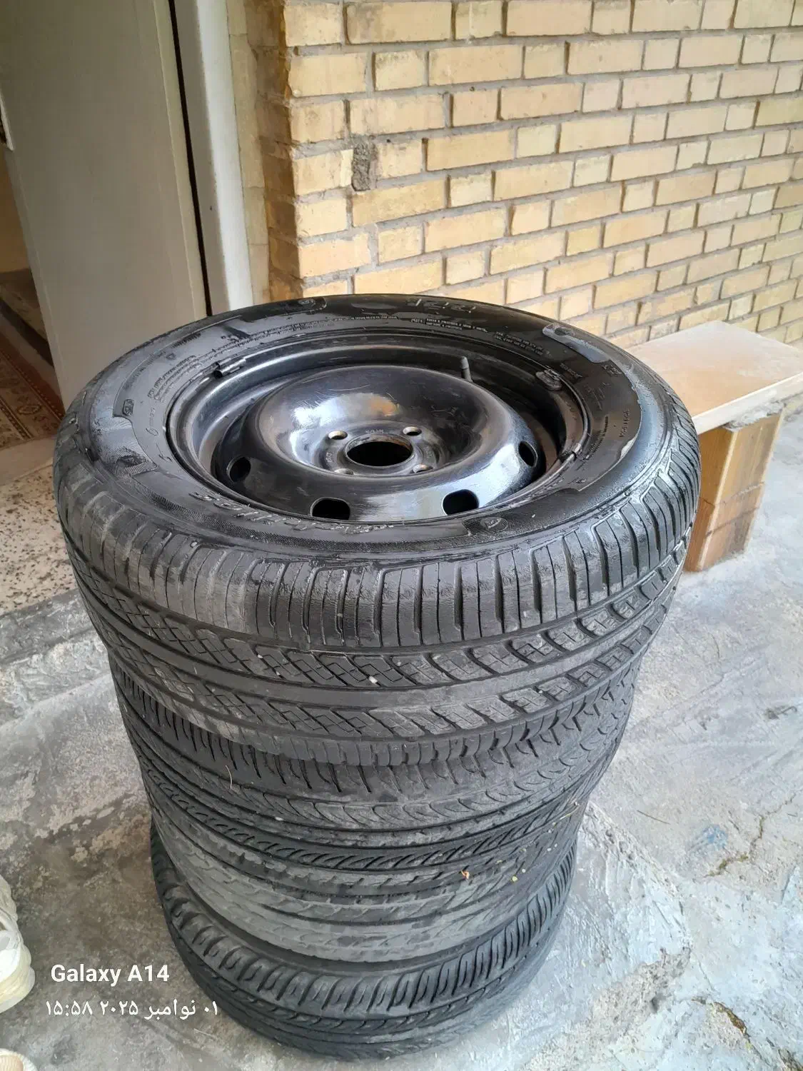 رینگ و لاستیک 14|قطعات یدکی و لوازم جانبی|دوگنبدان, |دیوار