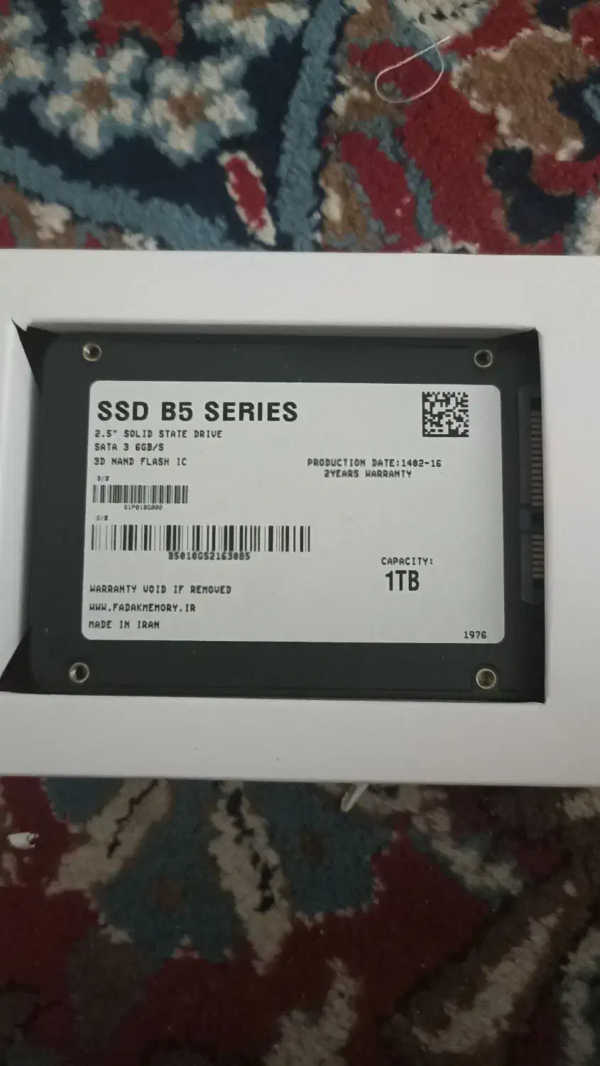 هارد ssd 1 ترابایت مارک فدک سری b5|قطعات و لوازم جانبی رایانه|زابل, |دیوار