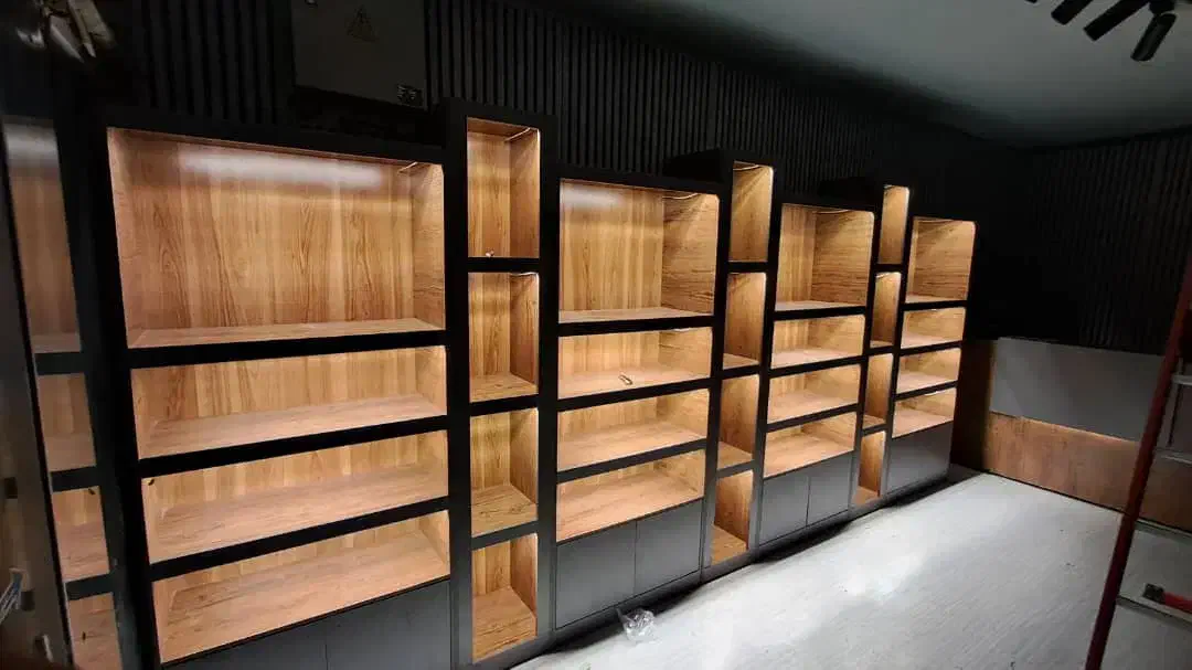 دکورمغازه تمامی۲صنف قفسه۲طبقاتی پیشخوان ویترین کد۴|فروشگاه و مغازه|تهران, حسنآباد|دیوار