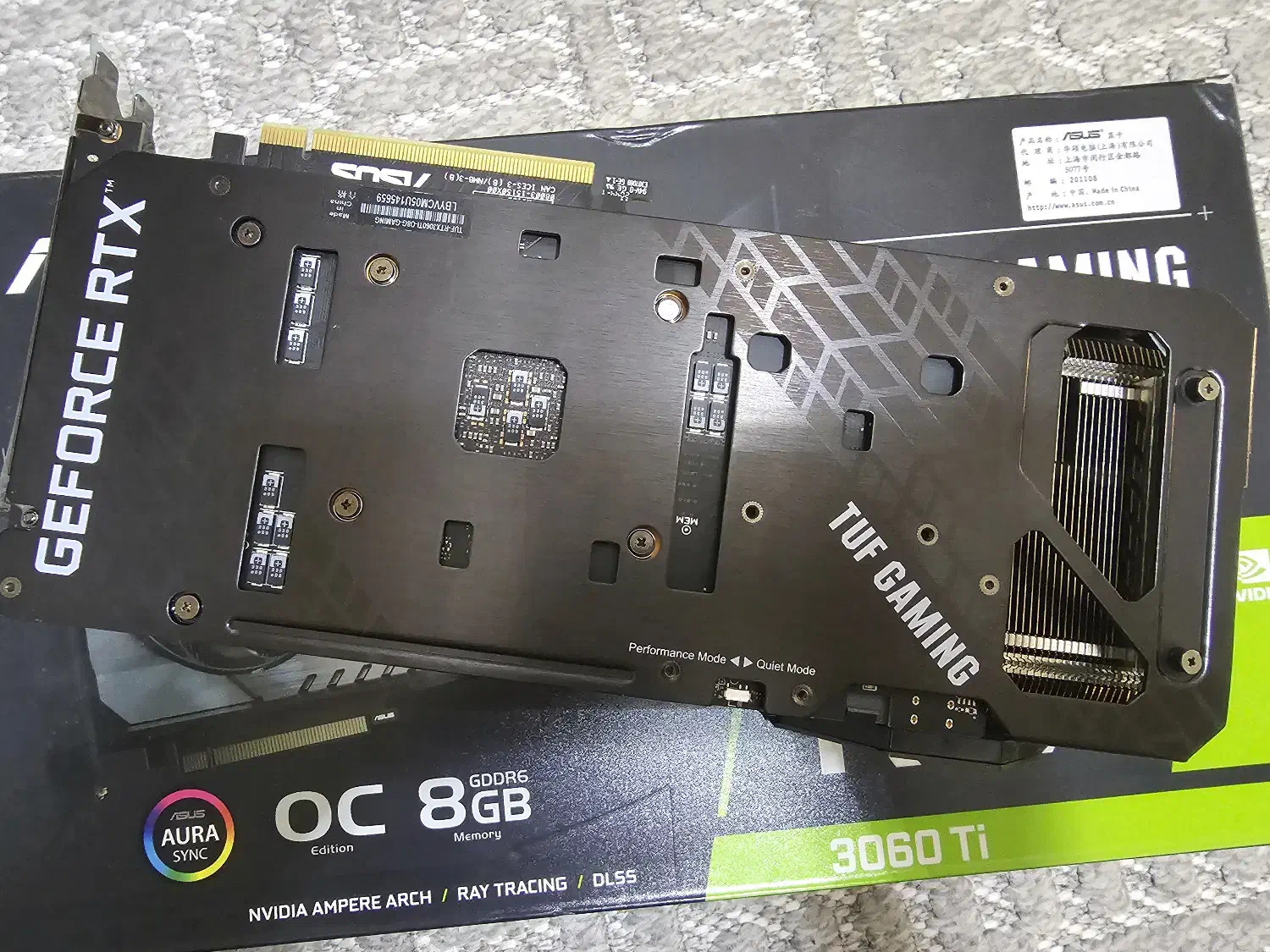 کارت گرافیک ایسوس مدل TUF Gaming RTX 3060Ti 8GB OC|قطعات و لوازم جانبی رایانه|تهران, فلسطین (میدان انقلاب)|دیوار