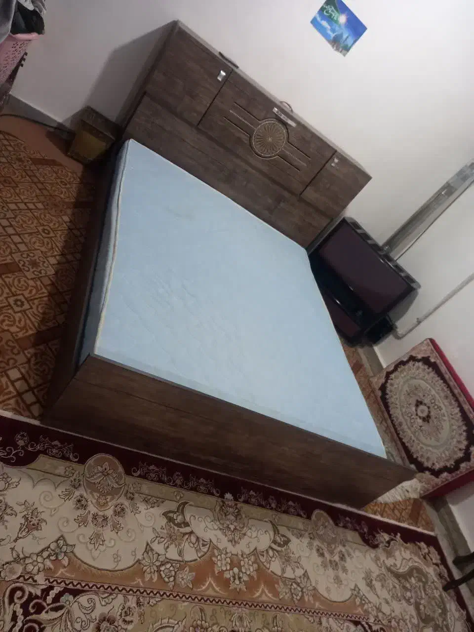 تخت دو نفره|تخت و سرویس خواب|درگزین, |دیوار