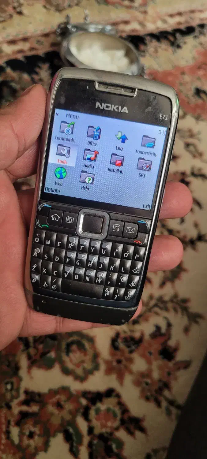 نوکیا E71  کلکسیونی  عتیقه|موبایل|میاندوآب, |دیوار