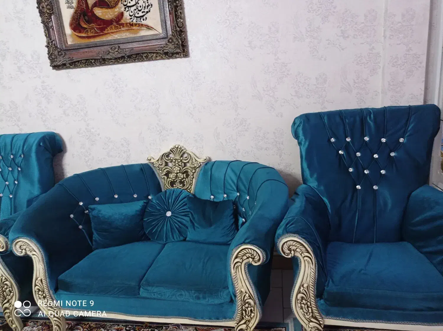 مبلمان 7 نفره|مبلمان خانگی و میز عسلی|اسلامشهر, شهرک مهدیه|دیوار