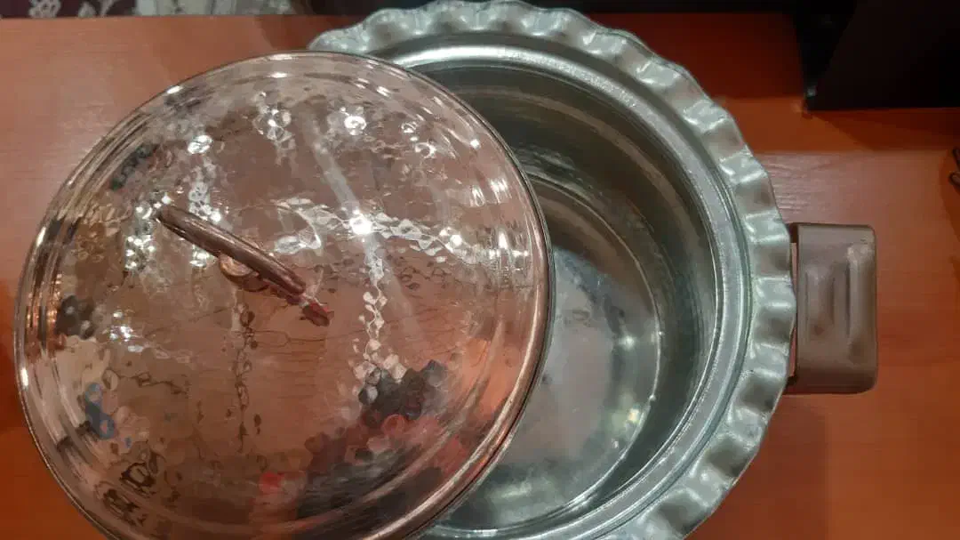 دو عدد قابلمه تمام مس|ظروف پخت‌وپز|اندیمشک, |دیوار