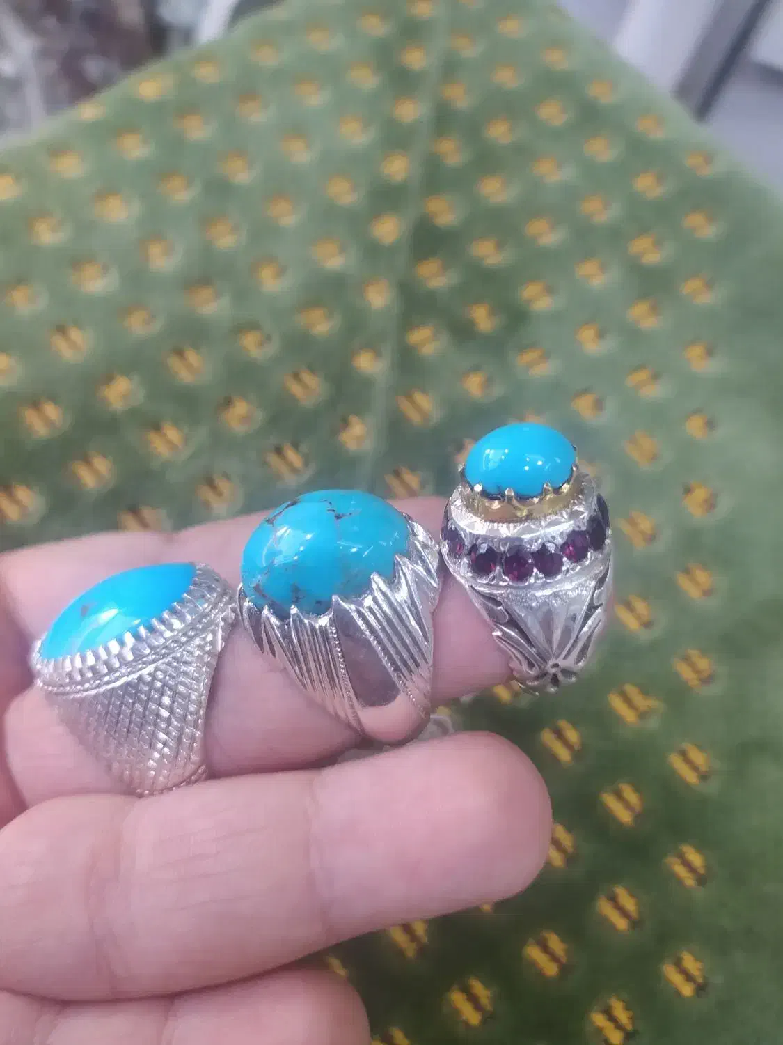 انگشتر فیروزه نیشابوری|جواهرات|قم, ارم|دیوار