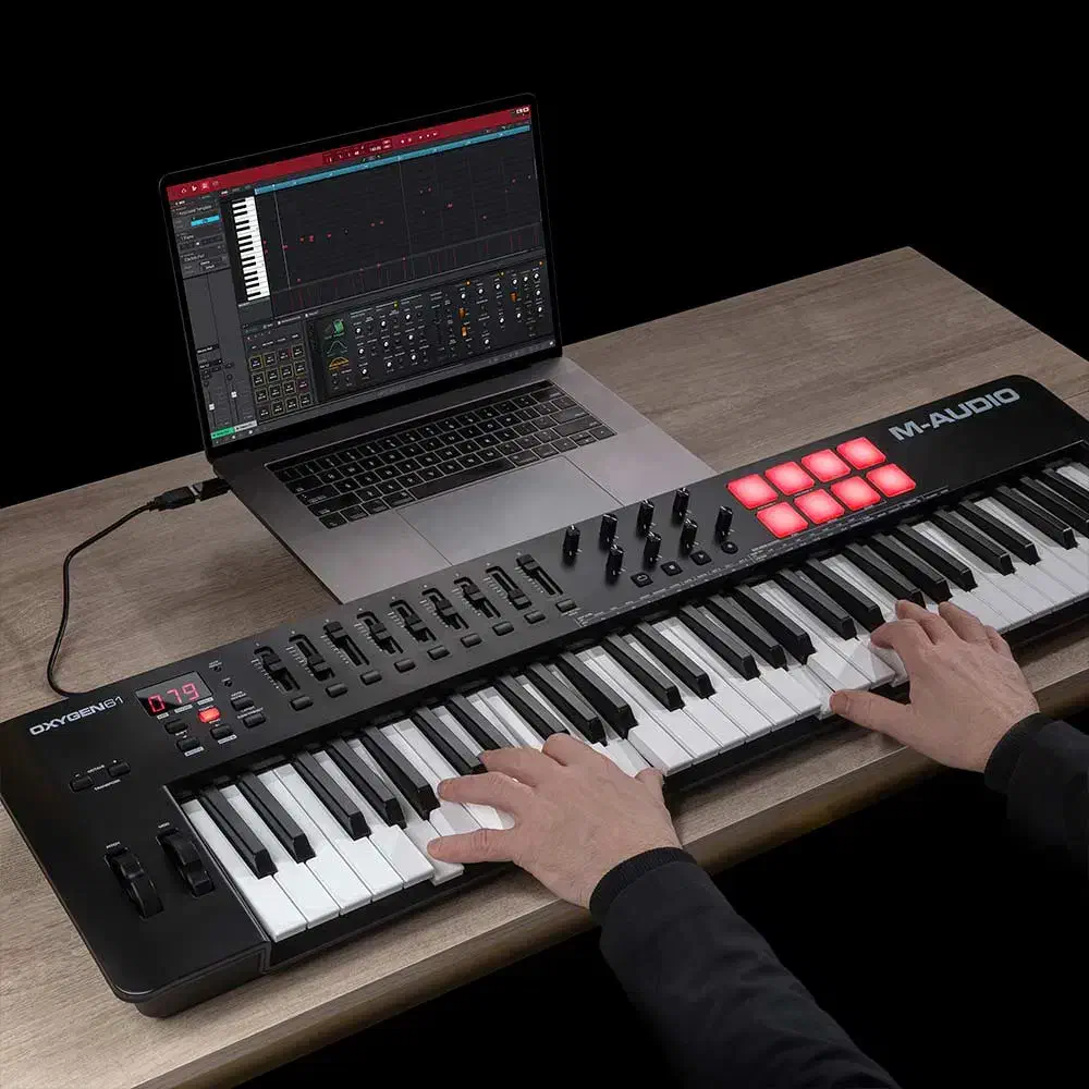 میدی کنترلر M-Audio Oxygen 61 MKV آکبند و پلمپ|پیانو، کیبورد، آکاردئون|تهران, پرستار|دیوار