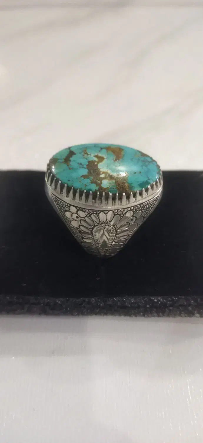 انگشتر فیروزه کلکسیونی نو|جواهرات|ابهر, |دیوار