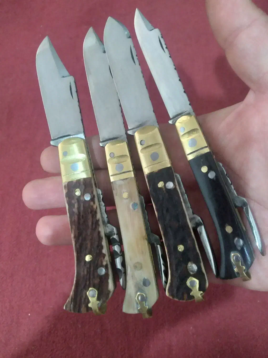 ۴عددچاقوازاستاداحمد کلکسیونی|کوهنوردی و کمپینگ|دالاهو, |دیوار