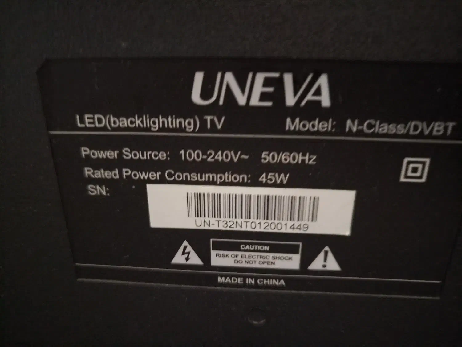 تلویزیون یونیوا|تلویزیون و پروژکتور|شاهینشهر, مخابرات (شهید بهشتی)|دیوار