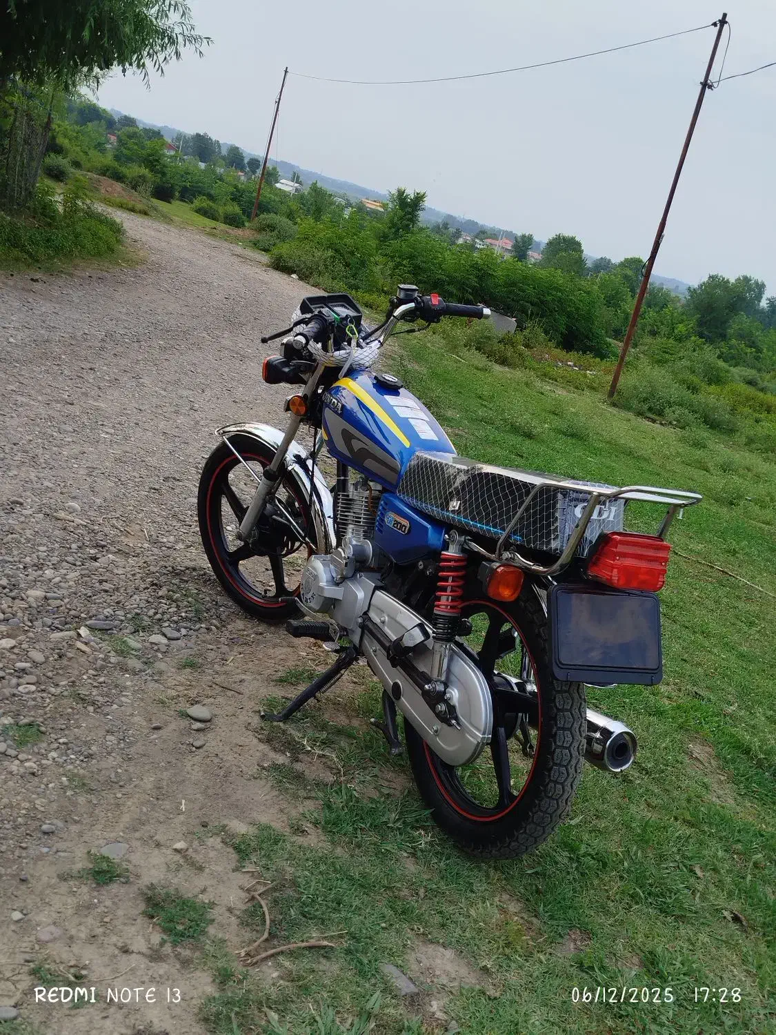 موتور 200 پلاک ملی مدل 94|موتورسیکلت|سیاهکل, |دیوار