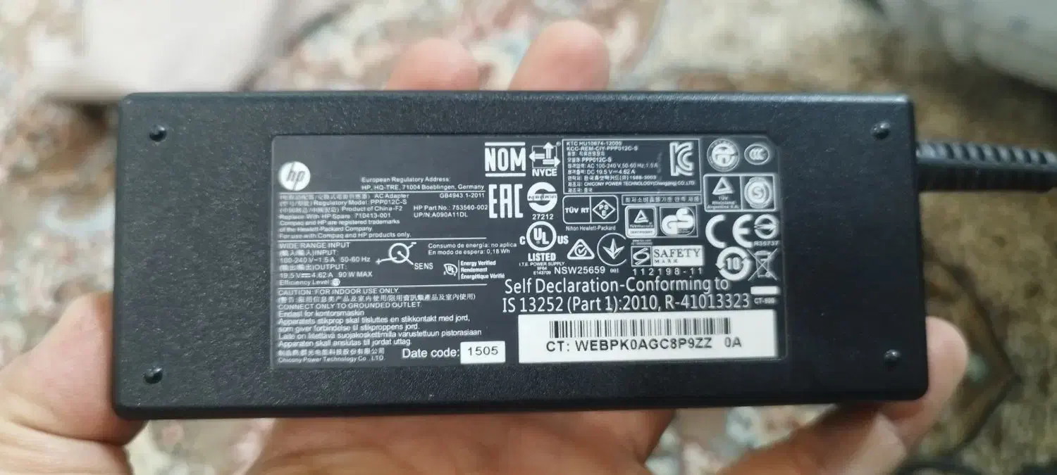 شارژر لپ تاپ مدل hp|قطعات و لوازم جانبی رایانه|مشهد, رسالت|دیوار