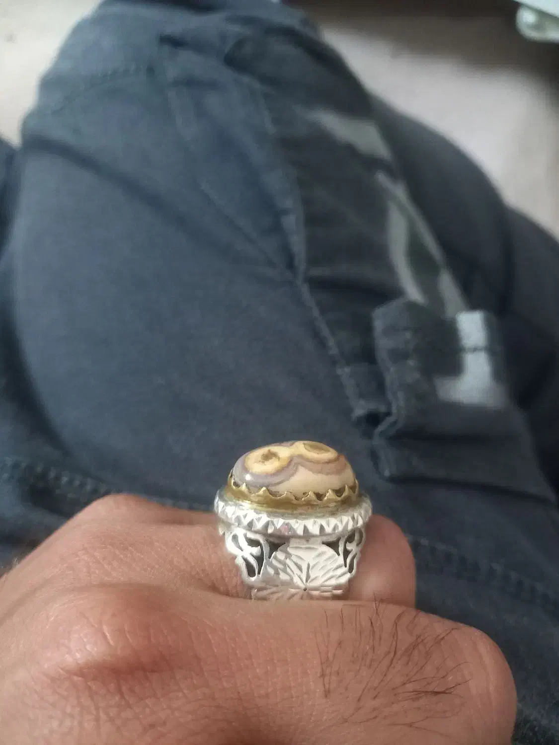 انگشتر سلیمانی داودی دست ساز|جواهرات|خرمشهر, |دیوار