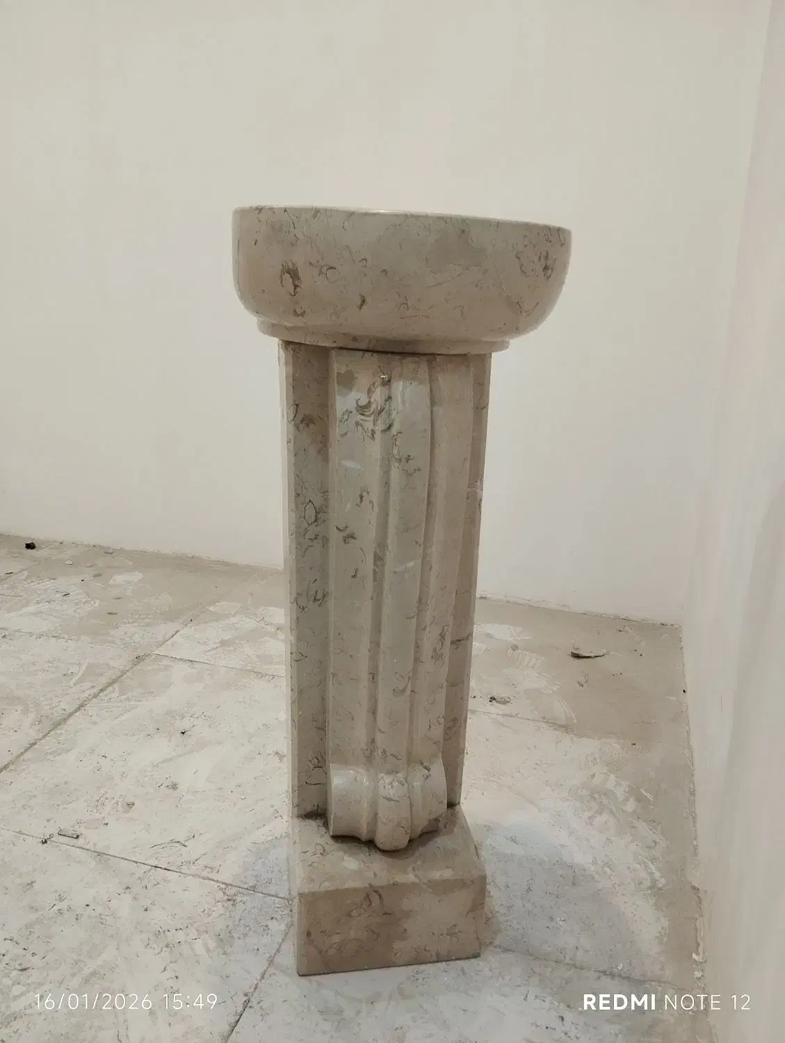 روشویی تمام سنگ سنگ یه تیکه|لوازم سرویس بهداشتی|باقرشهر, |دیوار