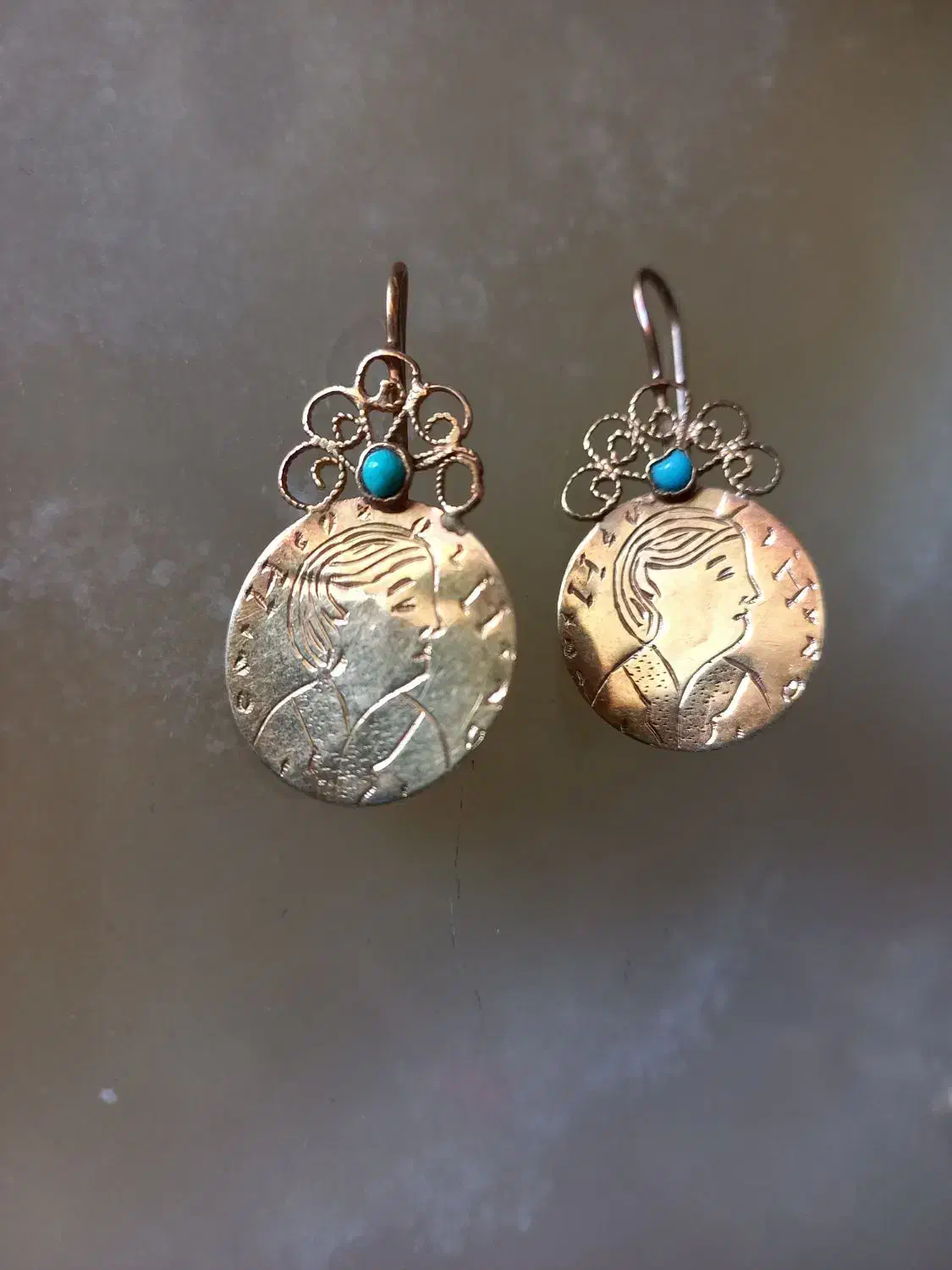 گوشواره طلا ..قدیمی|جواهرات|تهران, فردوس|دیوار