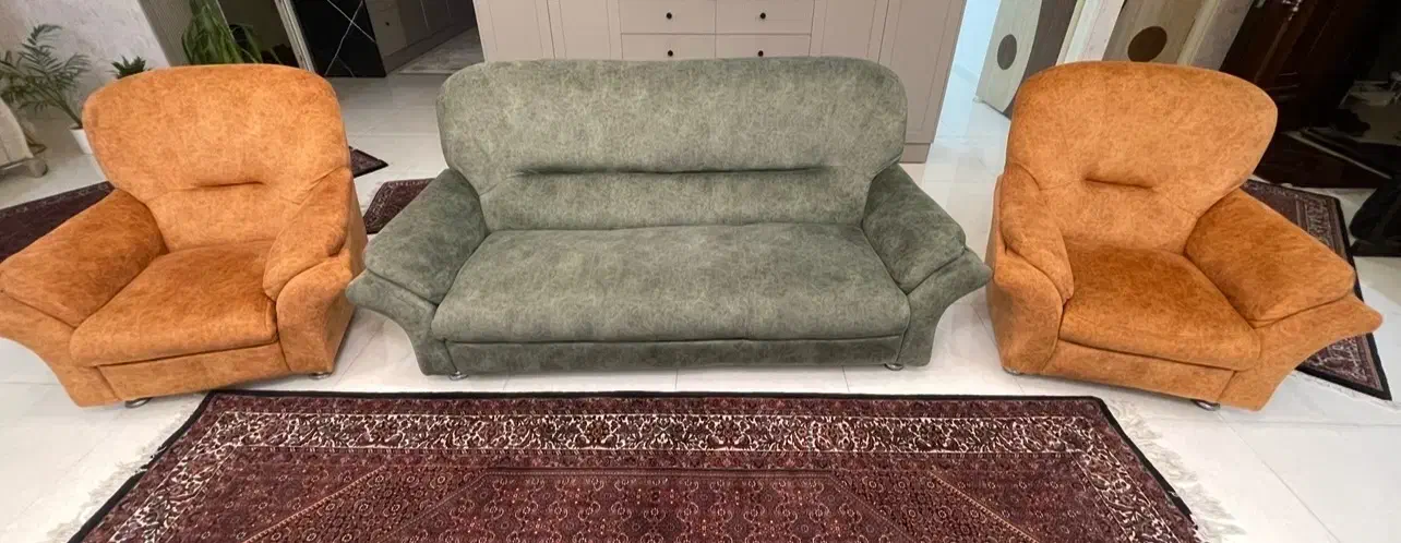 مبل راحتی ۵ نفره|مبلمان خانگی و میز عسلی|زنجان, |دیوار