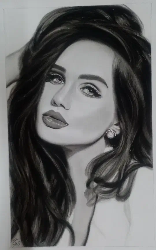 فروش نقاشی سیاه قلم|تابلو، نقاشی، عکس|مشهد, سرافرازان|دیوار