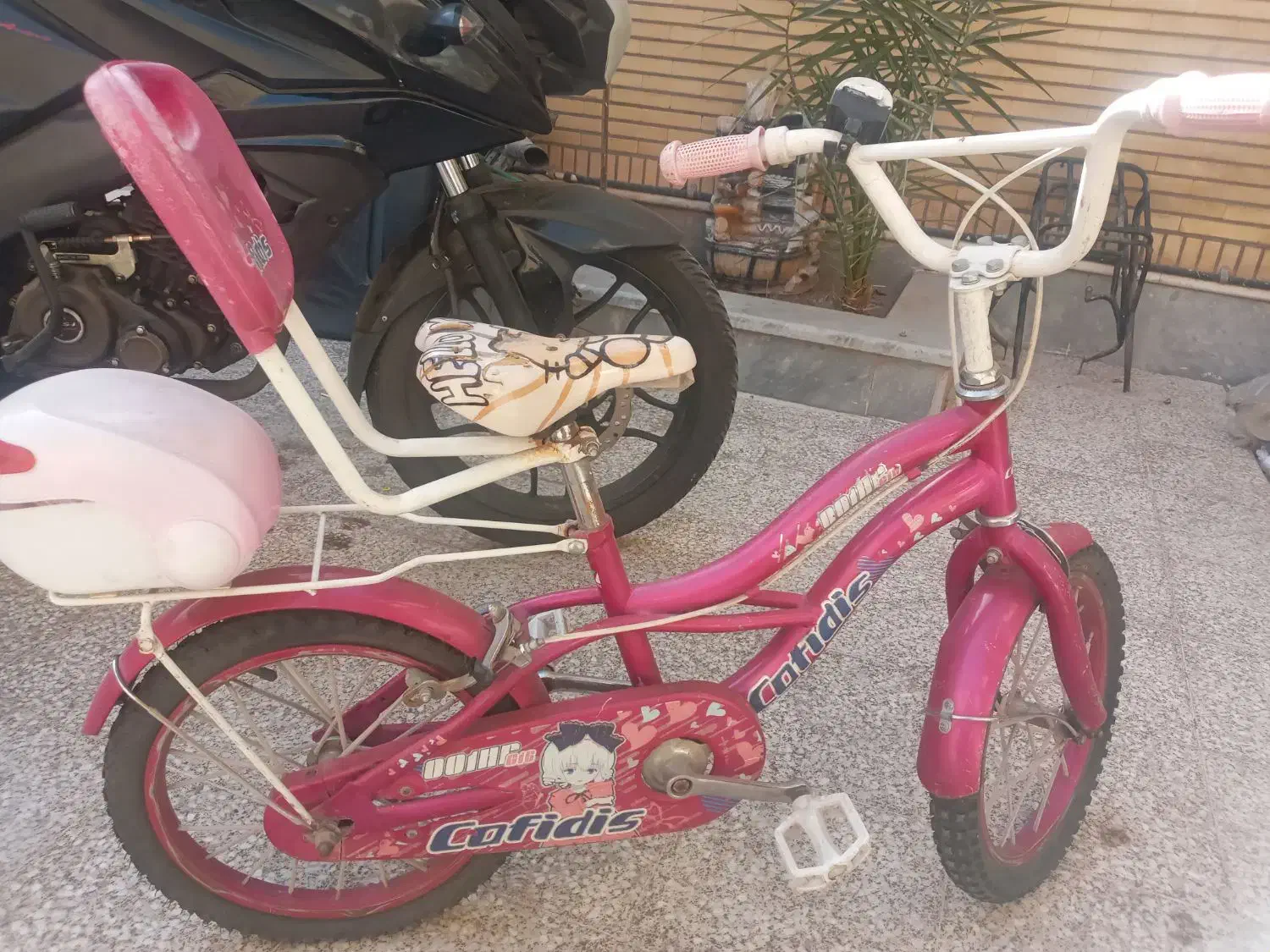 دوچرخه ۱۶ صورتی|دوچرخه، اسکیت، اسکوتر|قم, کلهری|دیوار